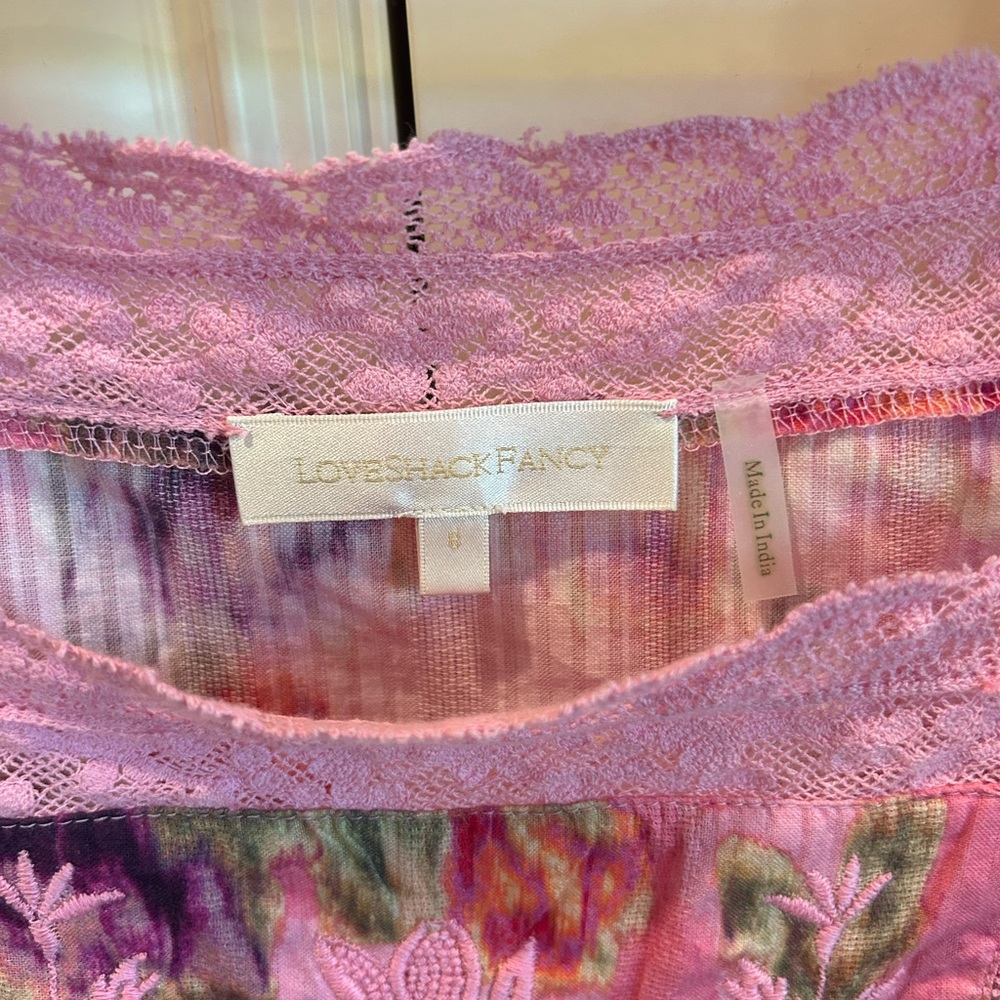 LoveShackFancy Wild Pink Nutmeg Dress - Picture 6 of 12